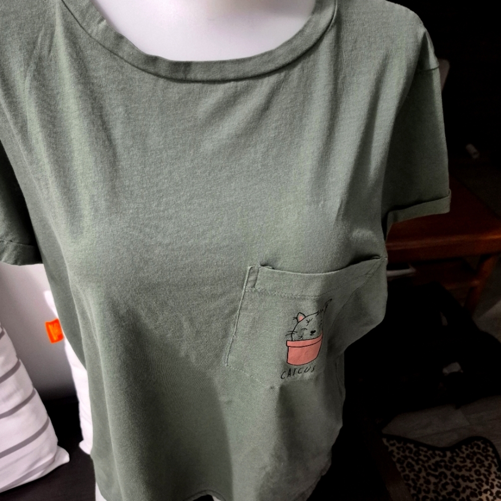Twik Green Fitted Short Sleeve T-Shirt
